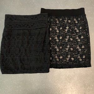 2 bodycon skirts